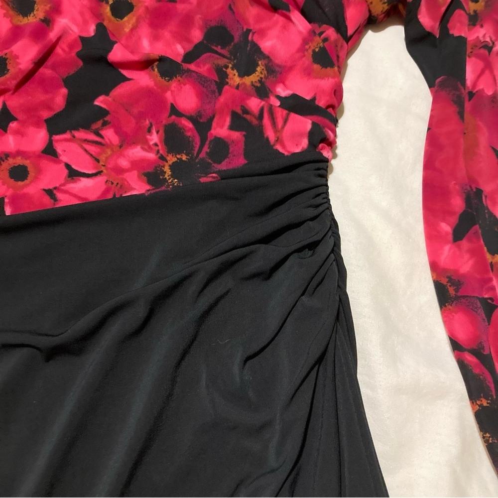 Lauren Ralph Lauren Floral Long Sleeve Sheath Dress | Wrinkle Resistant - Picture 5 of 15